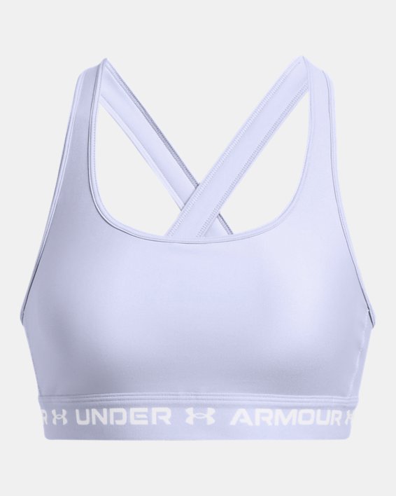 Brassière de sport Armour® Mid Crossback pour femme, Purple, pdpMainDesktop image number 9